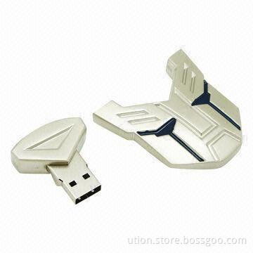 Metal USB Flash Drive with 1GB to 64GB Memory Capacities and Free Logo Printing
